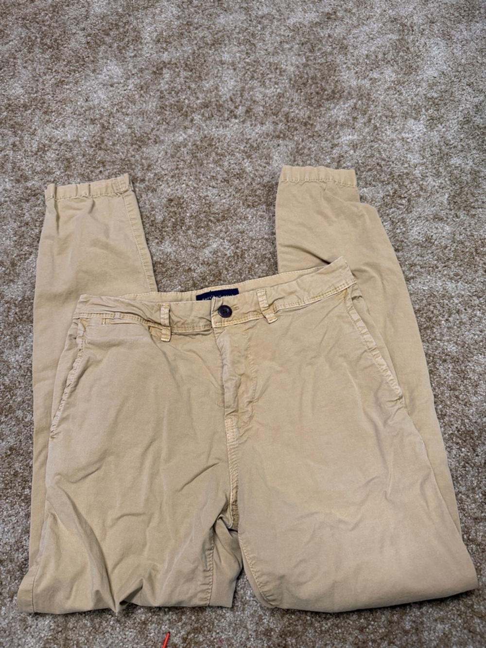 American Eagle Outfitters Tan Chino Jogger Pants